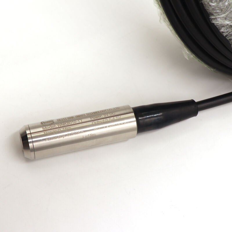 4-20ma 0-10v RS485 Output Liquid Water Level Sensor 500m Well Borehole Fuel Submersible Water Depth Level Transmitter เครื่องส่งระดับน้ําของน้ําที่ดําน้ํา