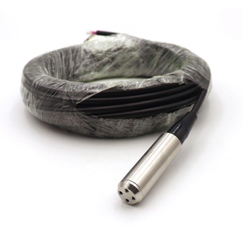 4-20ma 0-10v RS485 Output Liquid Water Level Sensor 500m Well Borehole Fuel Submersible Water Depth Level Transmitter เครื่องส่งระดับน้ําของน้ําที่ดําน้ํา