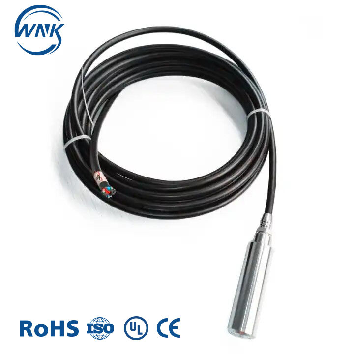 เครื่องส่งสัญญาณระดับน้ำแบบจุ่มกันระเบิด WNK8010 พร้อมเอาต์พุต 4-20mA ความแม่นยำ 0.2%FS CE ROHS