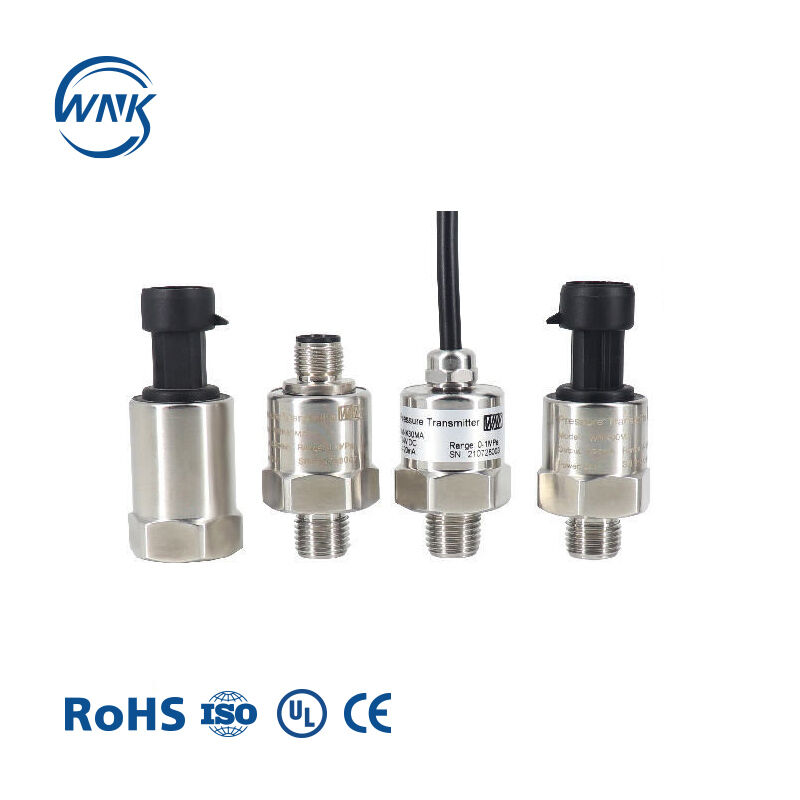 เซ็นเซอร์วัดแรงดันน้ำอิเล็กทรอนิกส์ WNK81ma 0.5-4.5V เอาต์พุต 4-20mA ช่วง -1-700 บาร์ สำหรับน้ำมัน อากาศ ก๊าซ CE ROHS