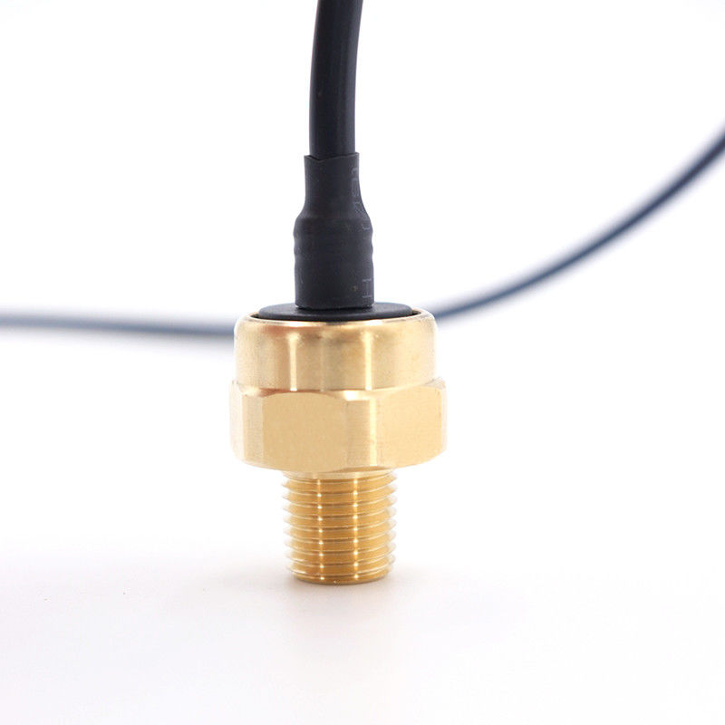 G1/4 1/4NPT เซ็นเซอร์ความดันทองเหลืองสำหรับ HVAC / เครื่องอัดอากาศ 0.5 - 4.5V