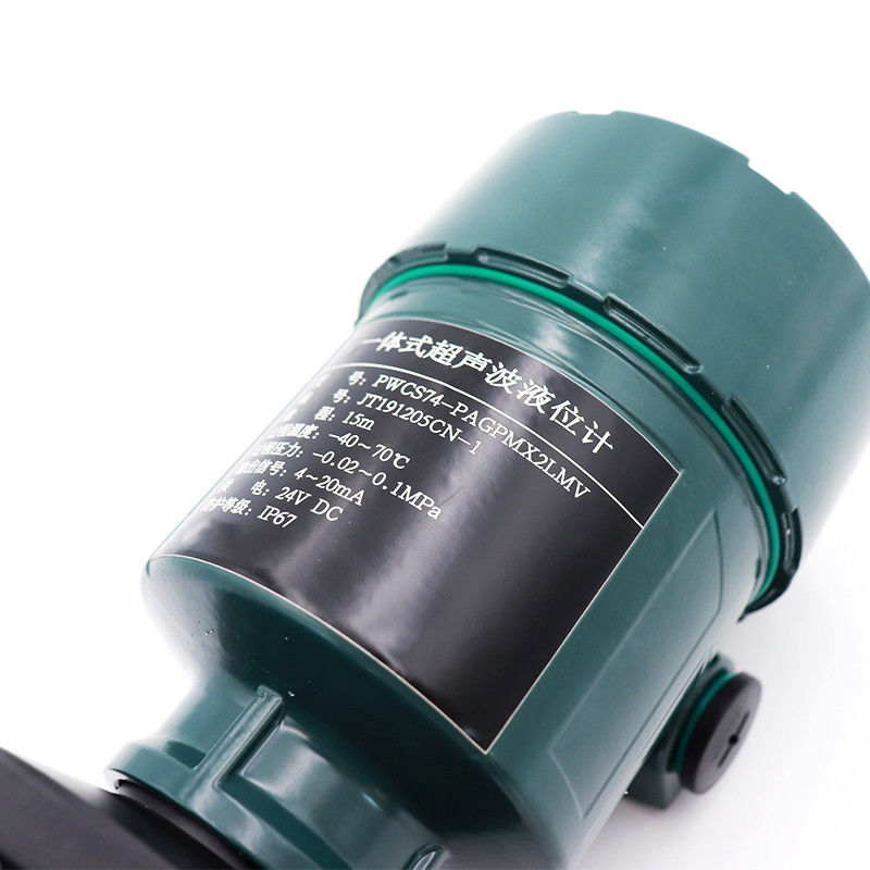 อัลตราโซนิกเซ็นเซอร์ระดับน้ำ เกจวัดระดับอัลตราโซนิก 4-20 mA/HART/RS485/Modbus เอาต์พุต