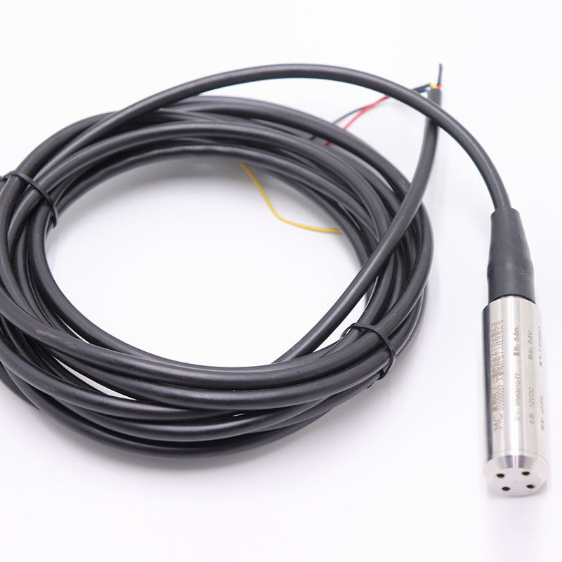 ความเสถียรสูง 4-20mA 0.5-4.5V เซ็นเซอร์ระดับน้ำสำหรับการวัดระดับถังเก็บน้ำ