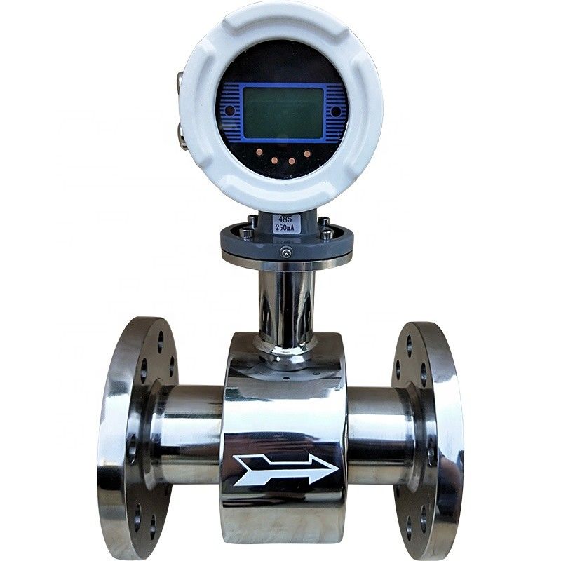 OEM ODM 15m / s เครื่องวัดการไหลแบบดิจิตอลสำหรับน้ำเสีย SST 1Cr18Ni9Ti หน้าแปลน
