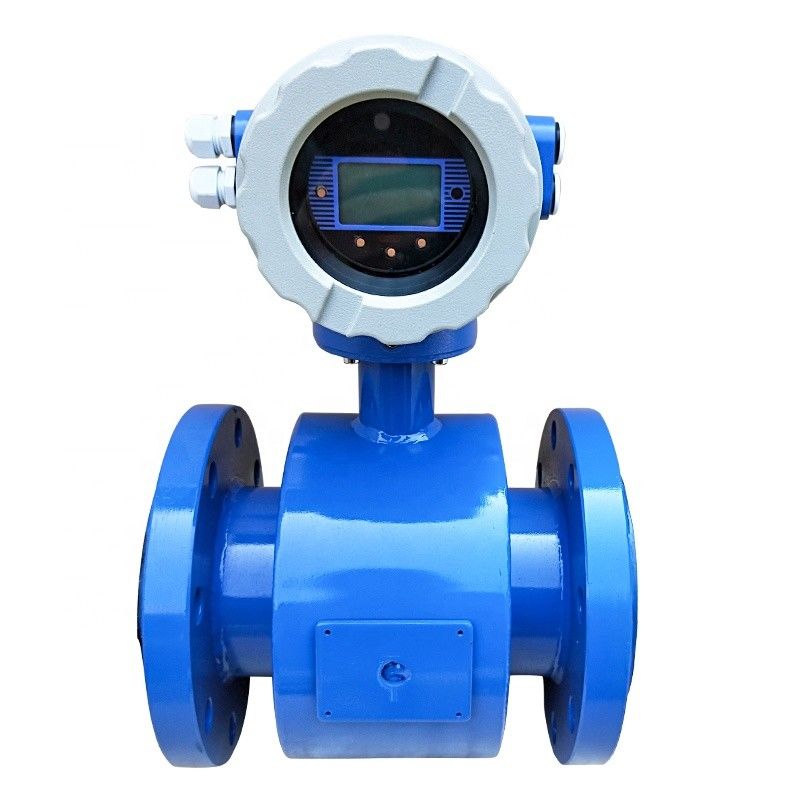 OEM ODM 15m / s เครื่องวัดการไหลแบบดิจิตอลสำหรับน้ำเสีย SST 1Cr18Ni9Ti หน้าแปลน