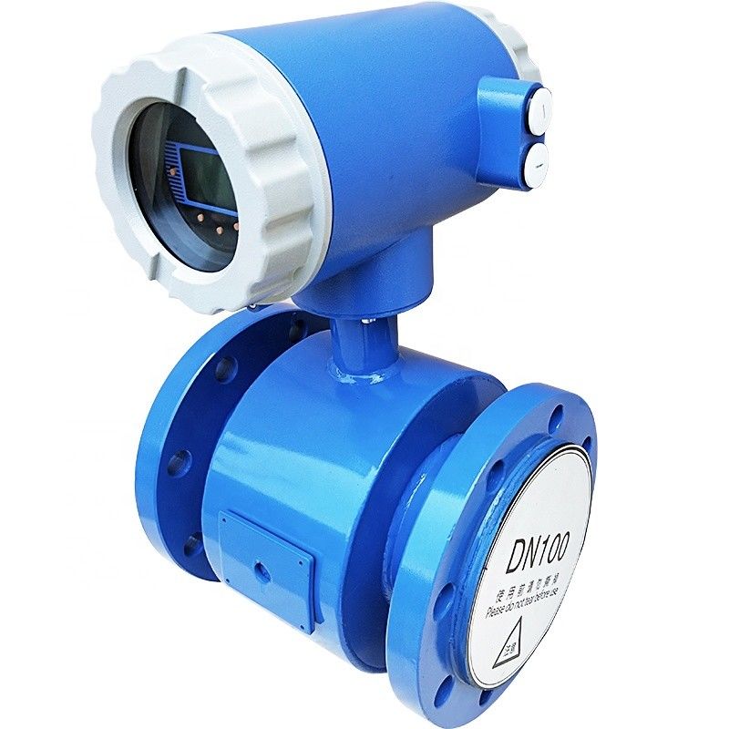 OEM ODM 15m / s เครื่องวัดการไหลแบบดิจิตอลสำหรับน้ำเสีย SST 1Cr18Ni9Ti หน้าแปลน