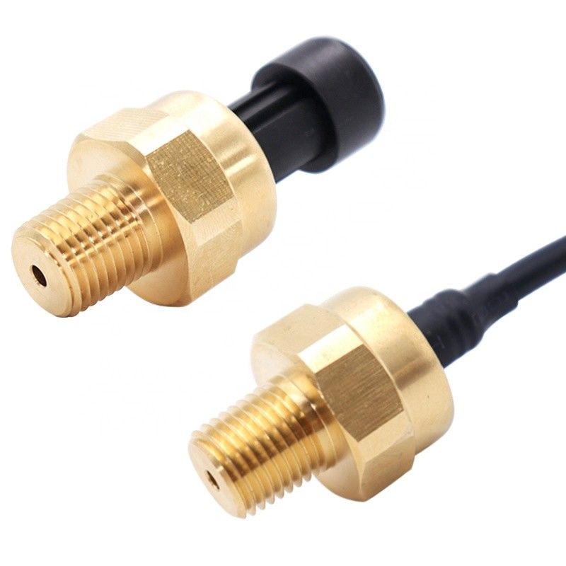 G1/4 NPT 1/4 เซ็นเซอร์ความดันน้ำตัวเรือนทองเหลืองสำหรับแก๊สอากาศ 0.5-4.5V