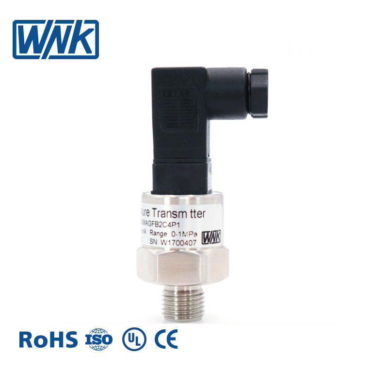 เครื่องส่งสัญญาณเซ็นเซอร์แรงดันน้ำสำหรับเครื่องปรับอากาศ Hvac 4-20mA 0.5-4.5V